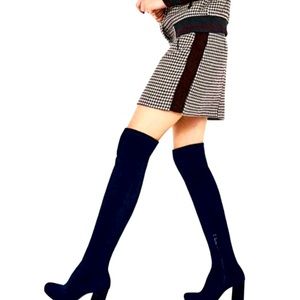 ZARA Suede Over The Knee Boots